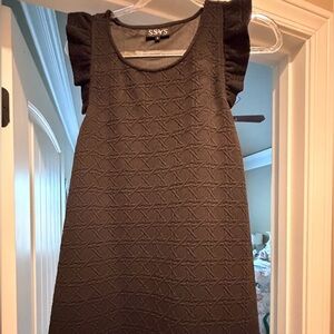 SSYS Elegant Black Mini Dress